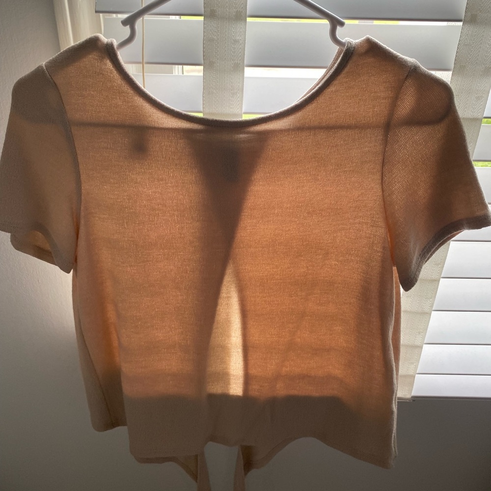 Cream/beige top